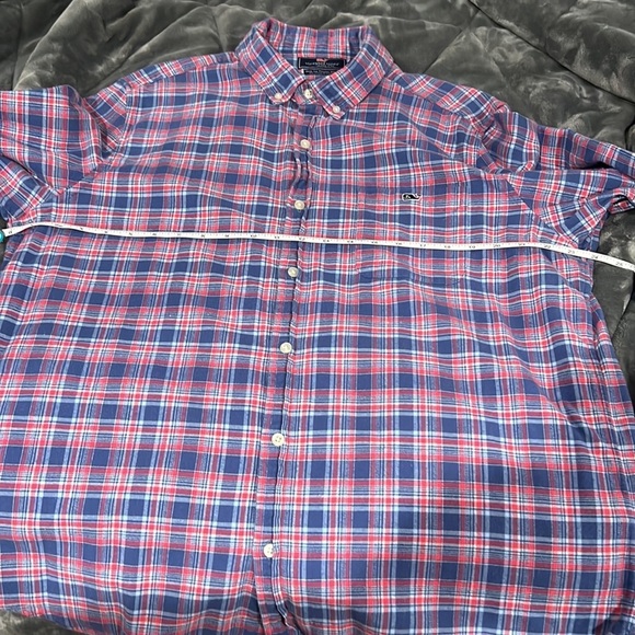Vineyard Vines plaid flannel button down - Picture 7 of 8